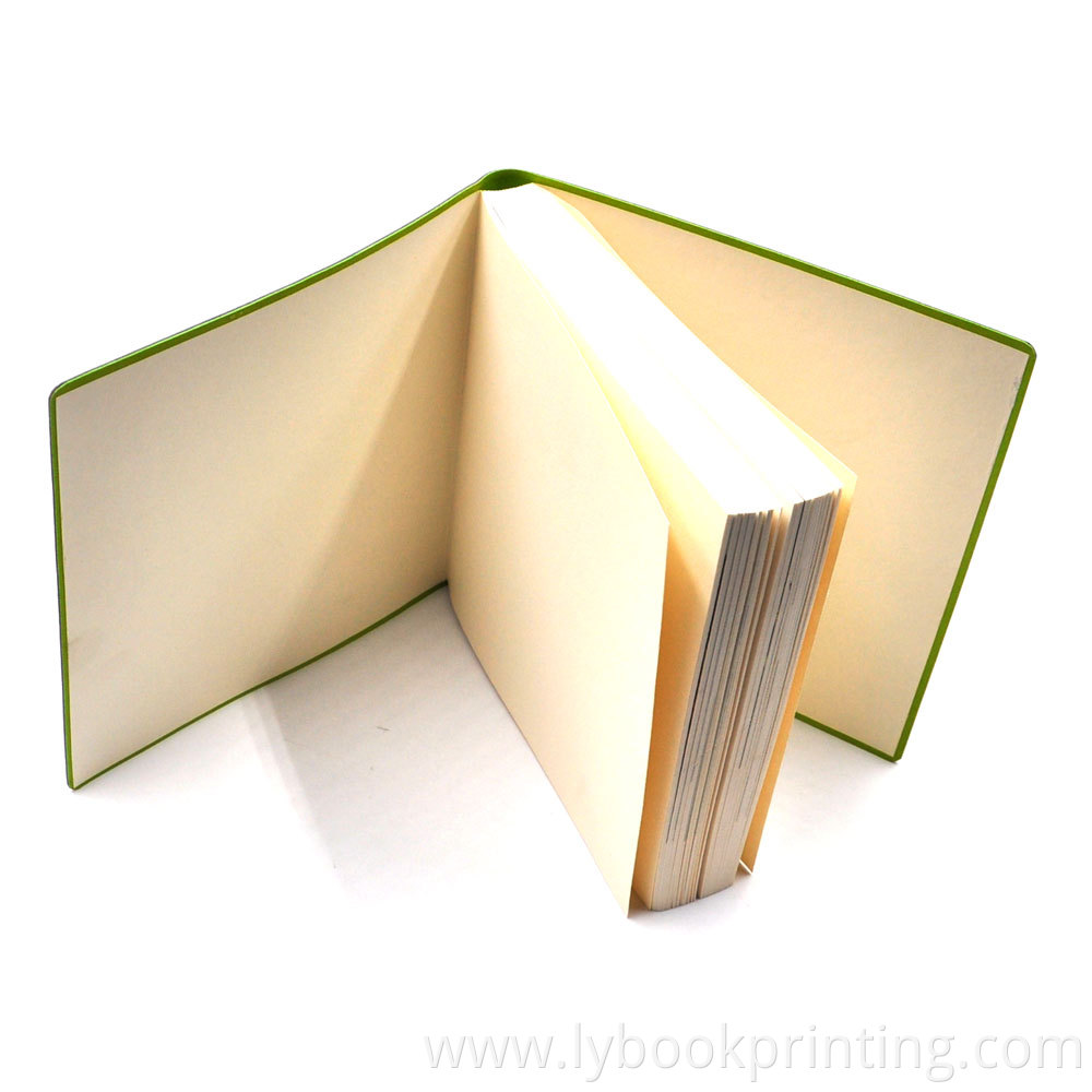 Custom PU leatherette cover notebook Softcover formal business style Journals with paper pocket